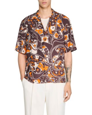 Hippie Trip Printed Loose Fit Shirt