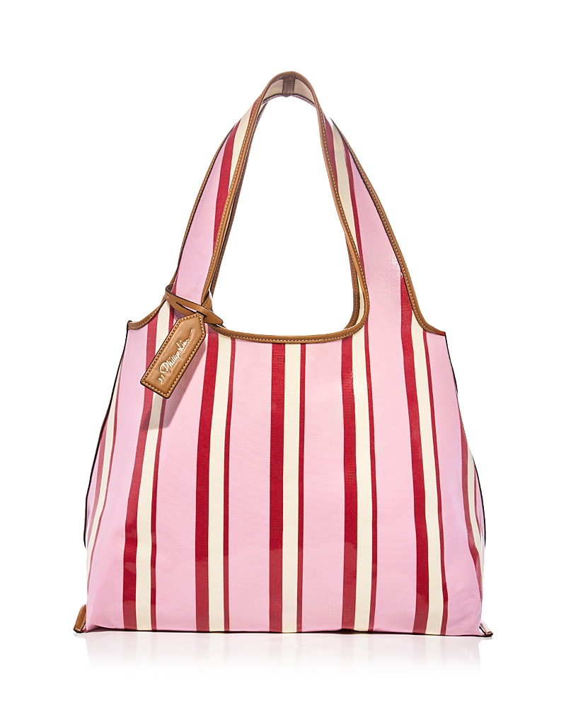 3.1 Phillip Lim Dual Stripe Canvas Market Tote Bag