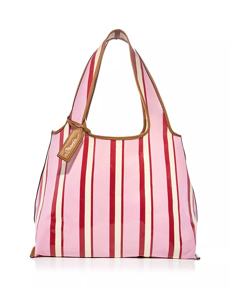3.1 Phillip Lim Dual Stripe Canvas Market Tote Bag