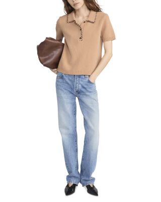 The Leather Stitch Polo