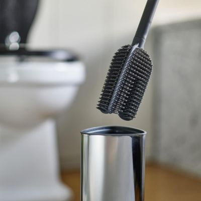 Flex 360 Luxe Advanced Toilet Brush with Stainless-Steel Finish