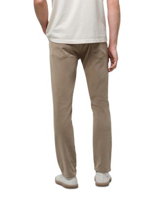 Elijah Relaxed Straight Jeans in Olive Khaki