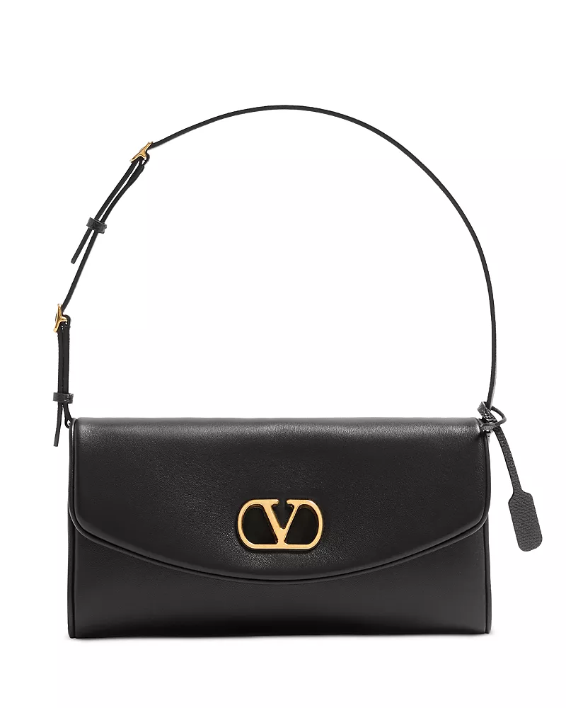 Valentino Garavani DeVain VLogo Small Nappa Shoulder Bag