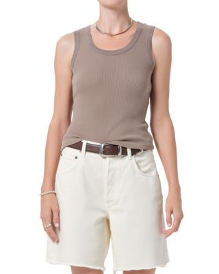 Inez Waffle Tank Top