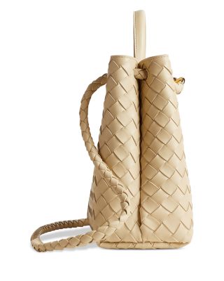 Medium Andiamo Intrecciato Leather Shoulder Bag