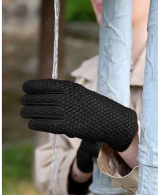  Chloe Woven Leather Gloves