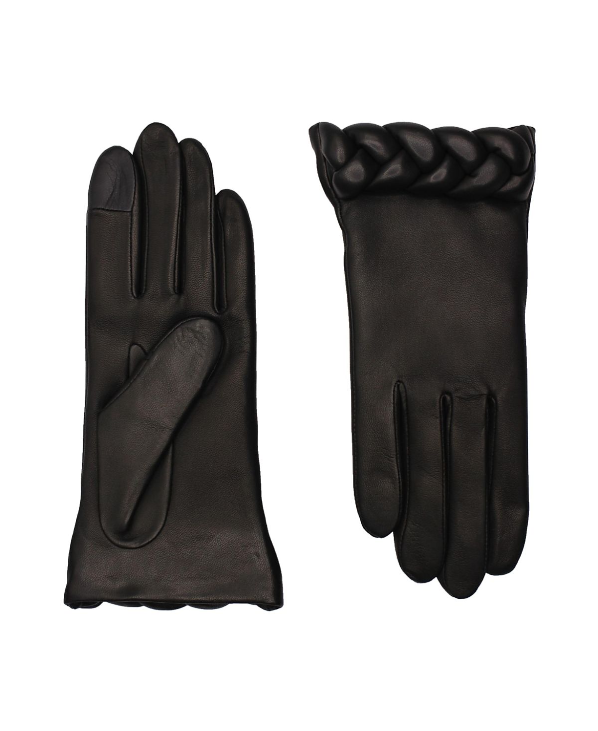 Agnelle Edith Braided Cuff Gloves