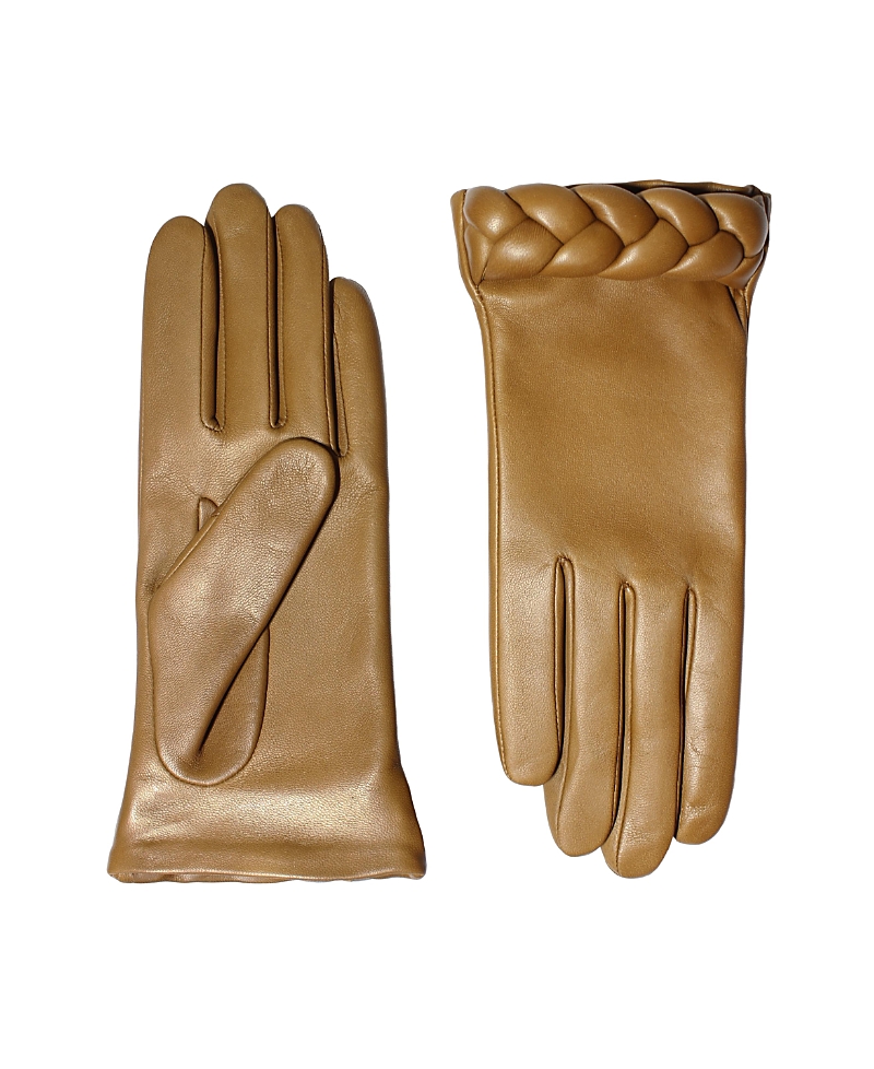 Agnelle Edith Braided Cuff Gloves