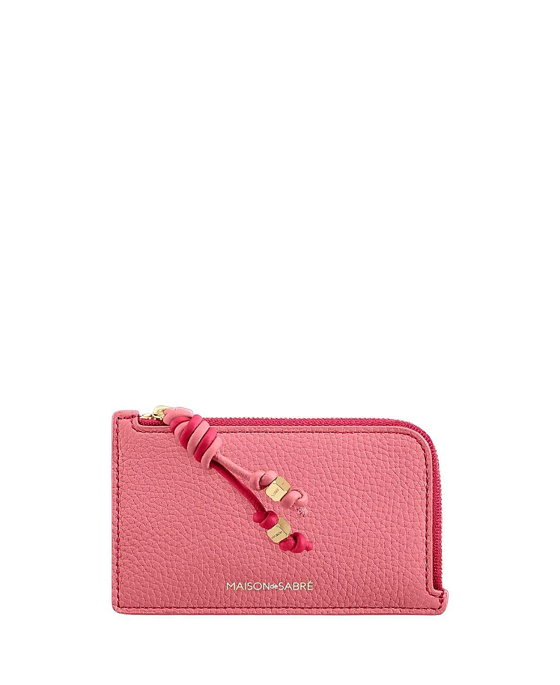 Maison De Sabre Leather Zip Card Holder · Small