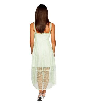 Runway Lace Detail Maxi Dress