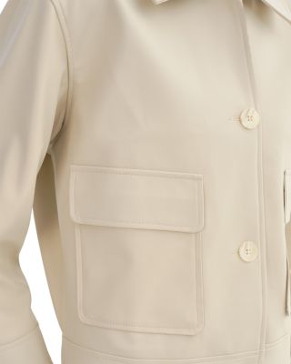 Elara Faux Leather Jacket