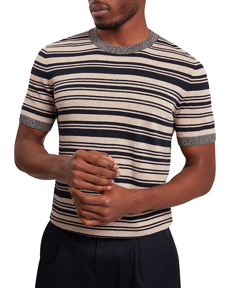 Ted Baker Linen Blend Stripe Knitted Tee