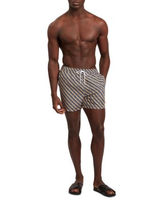 Glendle Goldfish Geo Print Swim Short