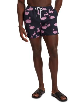 Pomonna Flamingo Print Swim Short