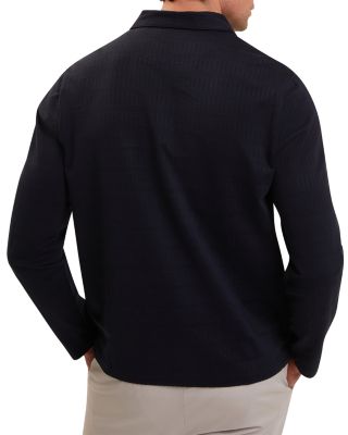 Wyther Mixed Texture Half Zip Shirt