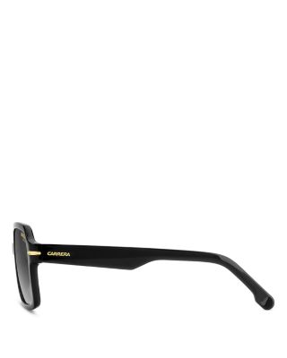 Double Bridge Square Sunglasses, 56mm