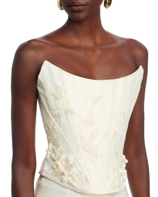 Sutton Embroidered Corset Top