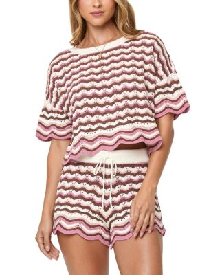 Sunchaser Scalloped Cover Up Shorts