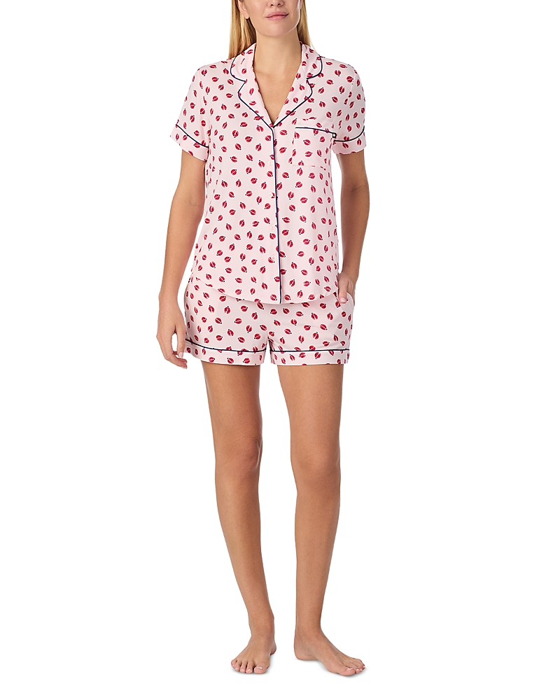 kate spade new york Jersey Short Sleeve Boxer Pajama Set