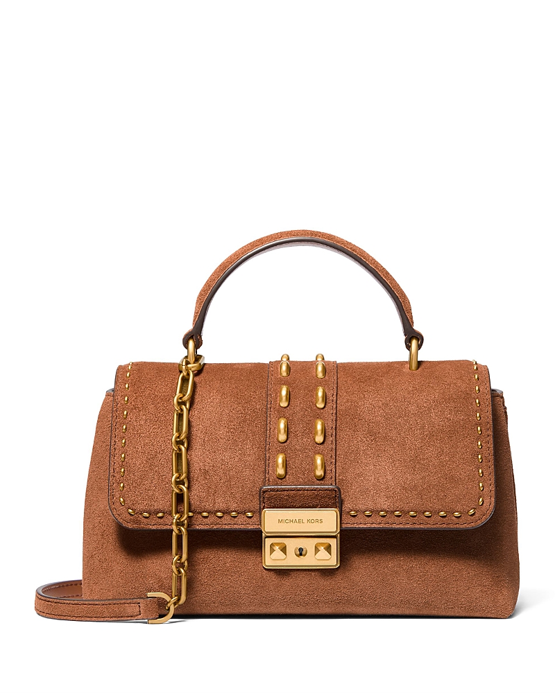 Michael Kors Tribeca Medium Suede Satchel