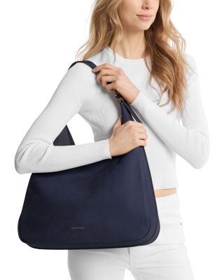 Nolita Large Leather Hobo Shoulder Bag