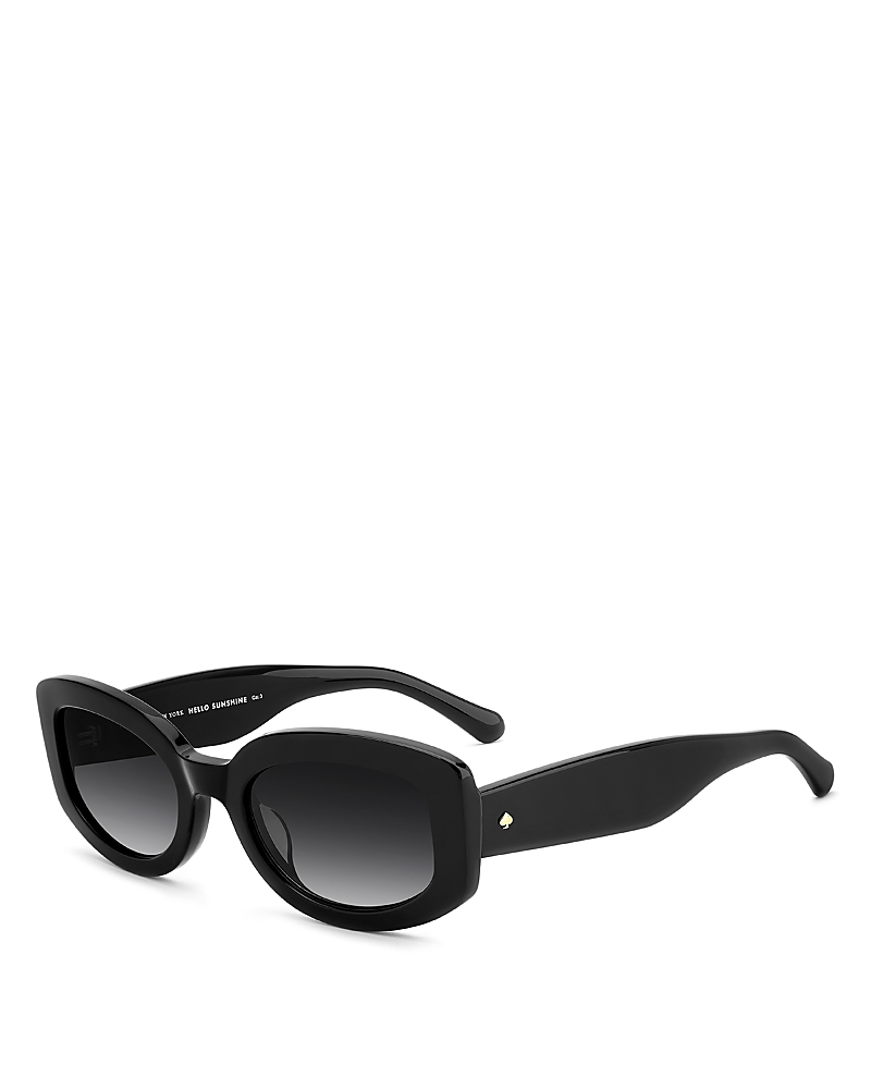 Kate Spade New York Ailey Rectangular Sunglasses, 53mm
