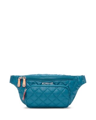 Metro Small Quilted Leather Sling Belt Bag 