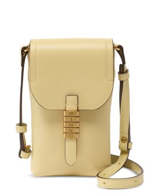 Saddle Leather Phone Crossbody