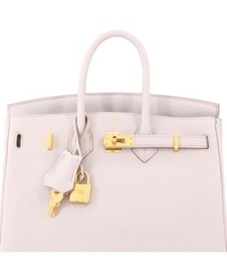 Birkin 25 Handbag Light Togo with Gold Hardware