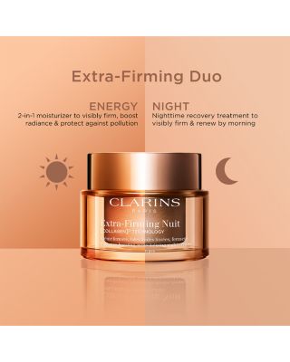 Extra Firming Night Cream Refillable Moisturizer with Collagen Polypeptide & Niacinamide for Dry Skin 1.7 oz.