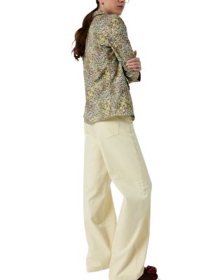 Aelina High Rise Straight Jeans in Yellow