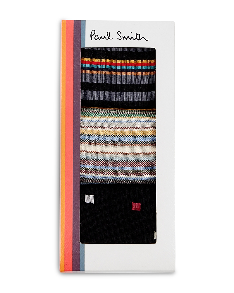Paul Smith Mixed Crew Socks, Pack of 3