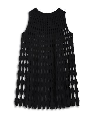 Perforated Shift Dress