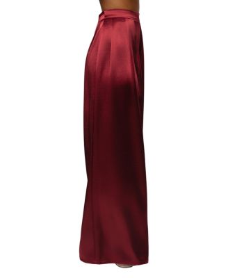  Satin Bliss Pleated Pant