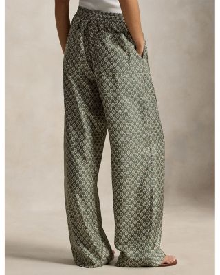Silk Wide Leg Pants
