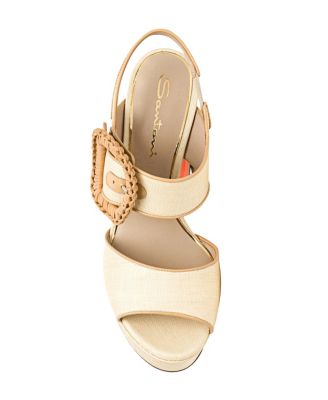  Women's Leather High-Heel Sandal