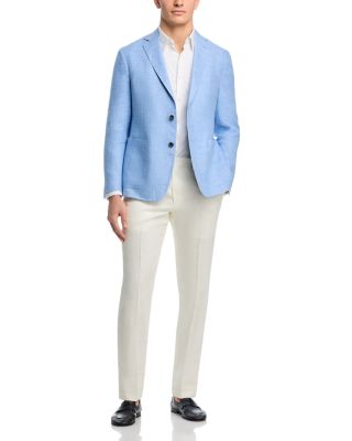 M&eacute;lange Linen Unstructured Regular Fit Sport Coat - Exclusive