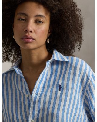Cropped Linen Shirt