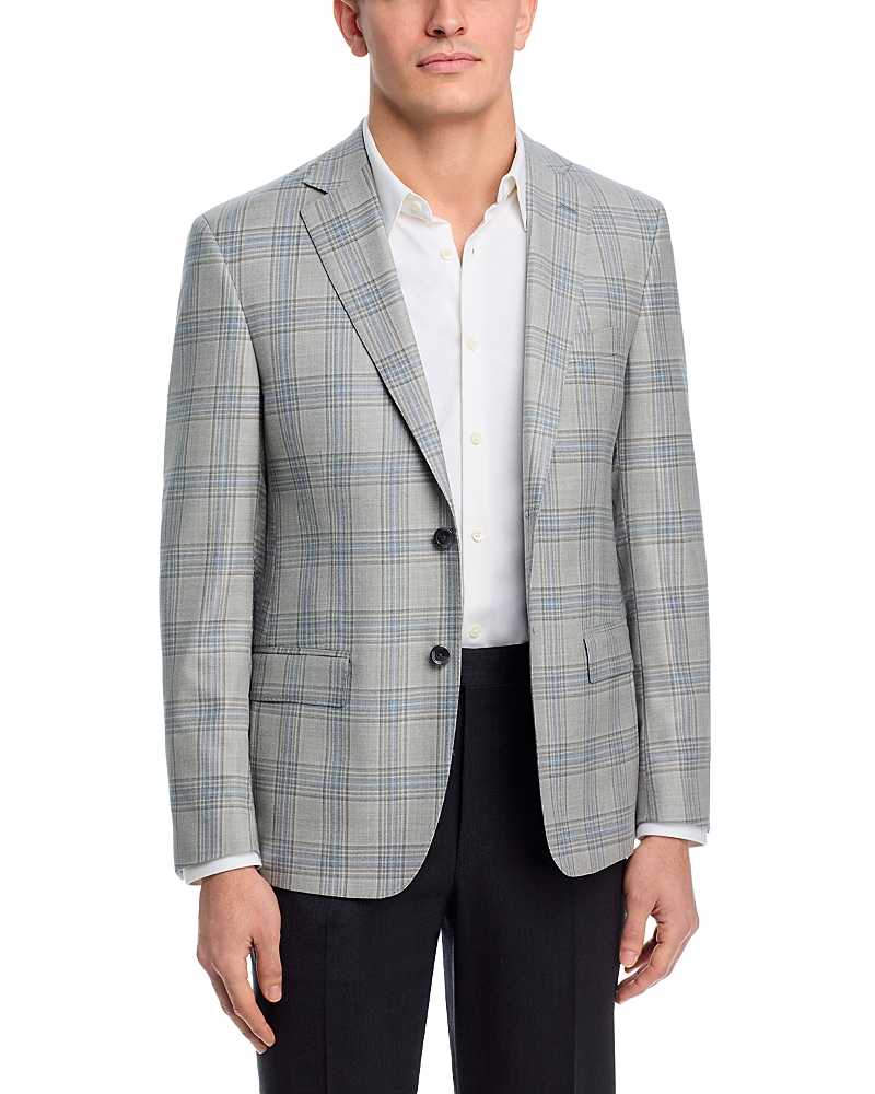 The Men's Store at Bloomingdale's Plaid Regular Fit Classic Jacket - Exclusive