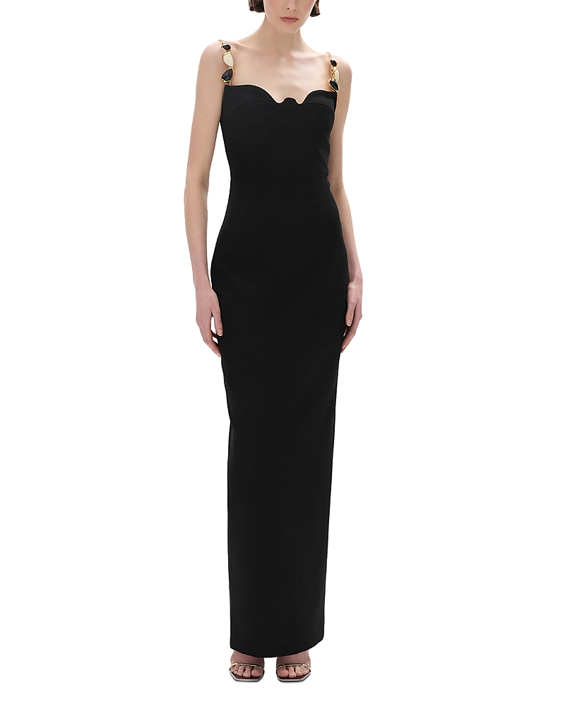 Rachel Gilbert Riccardo Chain Strap Gown