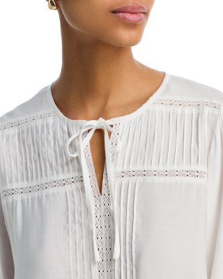 Voile Eyelet Ruffle Top - Exclusive