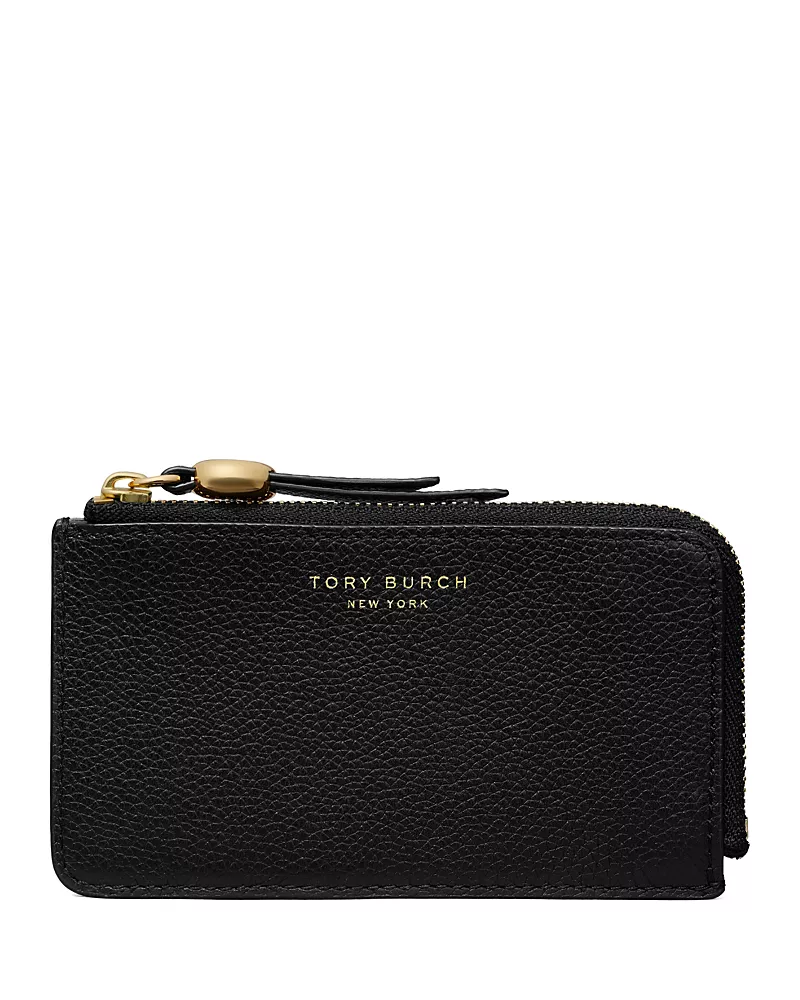 Tory Burch Romy Leather Card Case