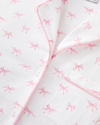 Blushing Bows Pima Cotton Short Pajama Set