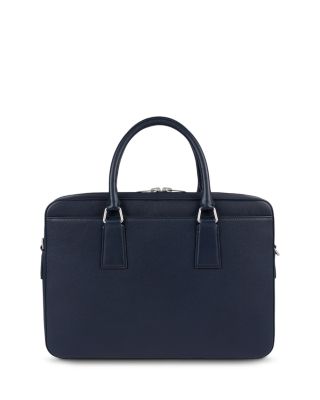 Large Grained Leather Briefcase