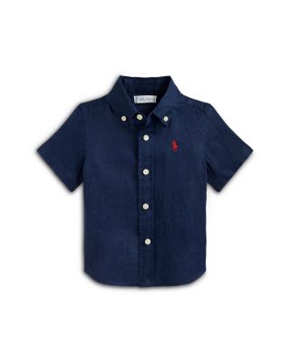 Boys' Linen Short Sleeve Shirt - Baby