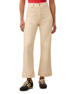 Stretch Terry Patch Pocket Ankle Pants