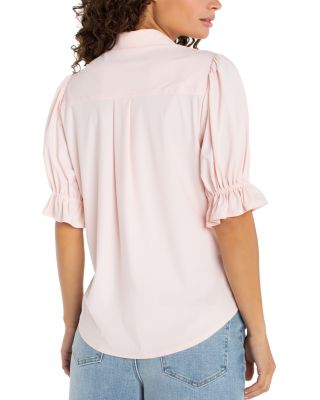 Elbow Puff Sleeve Top
