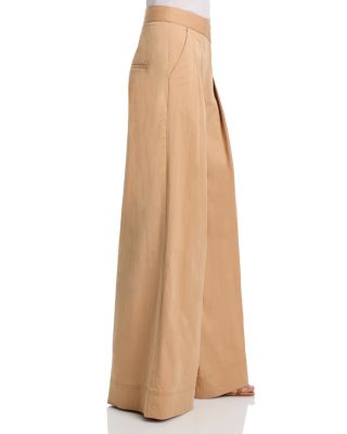 Heron Pleated Wide Leg Pants