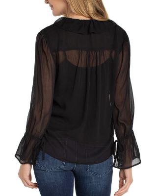 Ruffled Front Shirt