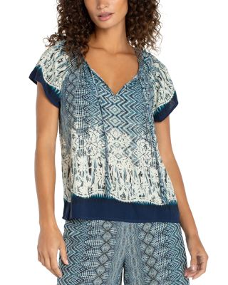 Short Sleeve Woven Top